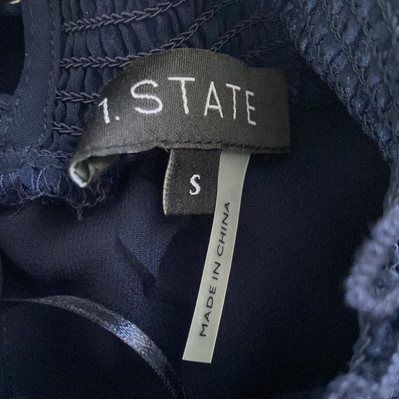 1.STATE Mock neck Blouse NWT - Picture 9 of 9